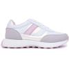 imageNautica Girls Sneakers  LaceUp Tennis Shoes Casual ampamp Comfortable for ToddlersToddler Little Kids ampamp Big Kids PlatformRegularWhite Iridescent Pink