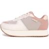 imageNautica Girls Sneakers  LaceUp Tennis Shoes Casual ampamp Comfortable for ToddlersToddler Little Kids ampamp Big Kids PlatformRegularWhite Mauveplatform