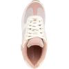 imageNautica Girls Sneakers  LaceUp Tennis Shoes Casual ampamp Comfortable for ToddlersToddler Little Kids ampamp Big Kids PlatformRegularWhite Mauveplatform