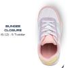 imageNautica Girls Sneakers  LaceUp Tennis Shoes Casual ampamp Comfortable for ToddlersToddler Little Kids ampamp Big Kids PlatformRegularWhite Pastel Multi