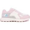 imageNautica Girls Sneakers  LaceUp Tennis Shoes Casual ampamp Comfortable for ToddlersToddler Little Kids ampamp Big Kids PlatformRegularWhite Pink Greyolivet