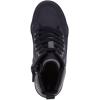 imageNautica Kids Sneaker LaceUp Fashion Shoe with BootLike High Top Design for Boys and Girls Big KidLittle Kid Sizes  HorizonBlack Grey