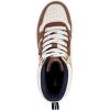 imageNautica Kids Sneaker LaceUp Fashion Shoe with BootLike High Top Design for Boys and Girls Big KidLittle Kid Sizes  HorizonIvory Tan