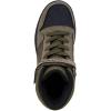 imageNautica Kids Sneaker LaceUp Fashion Shoe with BootLike High Top Design for Boys and Girls Big KidLittle Kid Sizes  HorizonOlive Black