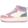 imageNautica Kids Sneaker LaceUp Fashion Shoe with BootLike High Top Design for Boys and Girls Big KidLittle Kid Sizes  HorizonPink Pastel Platform