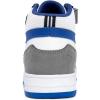 imageNautica Kids Sneaker LaceUp Fashion Shoe with BootLike High Top Design for Boys and Girls Big KidLittle Kid Sizes  HorizonWhite Greyhugh