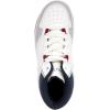 imageNautica Kids Sneaker LaceUp Fashion Shoe with BootLike High Top Design for Boys and Girls Big KidLittle Kid Sizes  HorizonWhite Gum