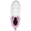 imageNautica Kids Sneaker LaceUp Fashion Shoe with BootLike High Top Design for Boys and Girls Big KidLittle Kid Sizes  HorizonWhite Pink Metallic