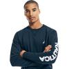 imageNautica Mens Basic Crew Neck Fleece SweatshirtNavy Seas