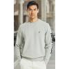 imageNautica Mens Basic Crew Neck Fleece SweatshirtSmoke Grey Heather