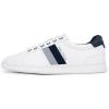 imageNautica Mens Casual Shoe Classic LaceUp Low Top Loafer Fashion Sneaker  in Medium ampamp Wide Width SizesWhite Grey Navyhenrey