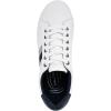 imageNautica Mens Casual Shoe Classic LaceUp Low Top Loafer Fashion Sneaker  in Medium ampamp Wide Width SizesWhite Grey Navyhenrey