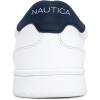 imageNautica Mens Casual Shoe Classic LaceUp Low Top Loafer Fashion Sneaker  in Medium ampamp Wide Width SizesWhite Red Navyhenrey