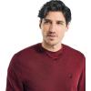imageNautica Mens Classic Fit Navtech Soft VNeck SweaterCrimson