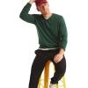 imageNautica Mens Classic Fit Navtech Soft VNeck SweaterForest Green