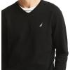 imageNautica Mens Classic Fit Navtech Soft VNeck SweaterLuxury Black