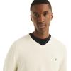 imageNautica Mens Classic Fit Navtech Soft VNeck SweaterNew Marshmallow