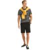 imageNautica Mens JClass TShirtStriped Black  White