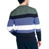 imageNautica Mens Sustainably Crafted Striped Textured Crewneck SweaterNavy Seas