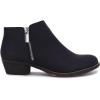 imageNautica Womens Ankle Boot with Side Zipper  Stylish Dress Boot for Women  Featuring a Low Heel Chic Design and Versatile Sizing  The Perfect Ankle Bootie for Dressy and Casual Occasions  AlaraBlack Smooth