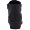 imageNautica Womens Ankle Boot with Side Zipper  Stylish Dress Boot for Women  Featuring a Low Heel Chic Design and Versatile Sizing  The Perfect Ankle Bootie for Dressy and Casual Occasions  AlaraBlack Smooth