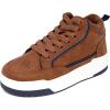 imageNautica Kids Sneaker LaceUp Fashion Shoe with BootLike High Top Design for Boys and Girls Big KidLittle Kid Sizes  HorizonCognac Cobalt