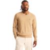 imageNautica Mens Classic Fit Navtech Soft VNeck SweaterBrown Heather