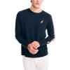 imageNautica Mens Sustainably Crafted LongSleeve Graphic TShirtNavy