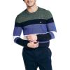 imageNautica Mens Sustainably Crafted Striped Textured Crewneck SweaterNavy Seas