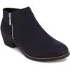 imageNautica Womens Ankle Boot with Side Zipper  Stylish Dress Boot for Women  Featuring a Low Heel Chic Design and Versatile Sizing  The Perfect Ankle Bootie for Dressy and Casual Occasions  AlaraBlack Smooth