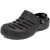 imageNautica Womens Clogs  Athletic Sports Sandal  Water Shoes SlipOn with Adjustable Back Strap  Beach Sports Shoe  River EdgeBlack