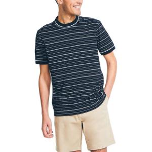 imageNautica Mens Sustainably Crafted Striped TShirtNavy