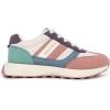 imageNautica Girls Sneakers  LaceUp Tennis Shoes Casual ampamp Comfortable for ToddlersToddler Little Kids ampamp Big Kids PlatformRegularBone Pink Blue