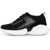 imageNautica Kids Girls Metallic Fashion Sneaker LaceUp Athletic Running Shoe I kappil I Big Kid  Little Kid  ToddlerBlack Rose Goldnakia