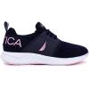imageNautica Kids Girls Metallic Fashion Sneaker LaceUp Athletic Running Shoe I kappil I Big Kid  Little Kid  ToddlerNavy Peony