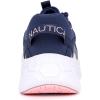 imageNautica Kids Girls Metallic Fashion Sneaker LaceUp Athletic Running Shoe I kappil I Big Kid  Little Kid  ToddlerNavy Peonygexe