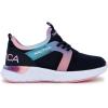 imageNautica Kids Girls Metallic Fashion Sneaker LaceUp Athletic Running Shoe I kappil I Big Kid  Little Kid  ToddlerNavyPeonyparks