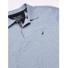 imageNautica Mens Big and Tall Short Sleeve Solid Deck Polo ShirtDeep Anchor Heather