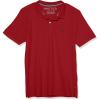imageNautica Boys Short Sleeve Anchor Polo Button Closure Soft ampamp Comfortable Pique FabricBiking Red