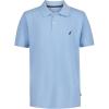 imageNautica Boys Short Sleeve Anchor Polo Button Closure Soft ampamp Comfortable Pique FabricBlue Bell