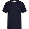 imageNautica Boys Short Sleeve Solid VNeck TShirt Soft Comfortable Relaxed FitSport Navy