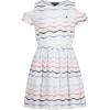 White Multi-stripe