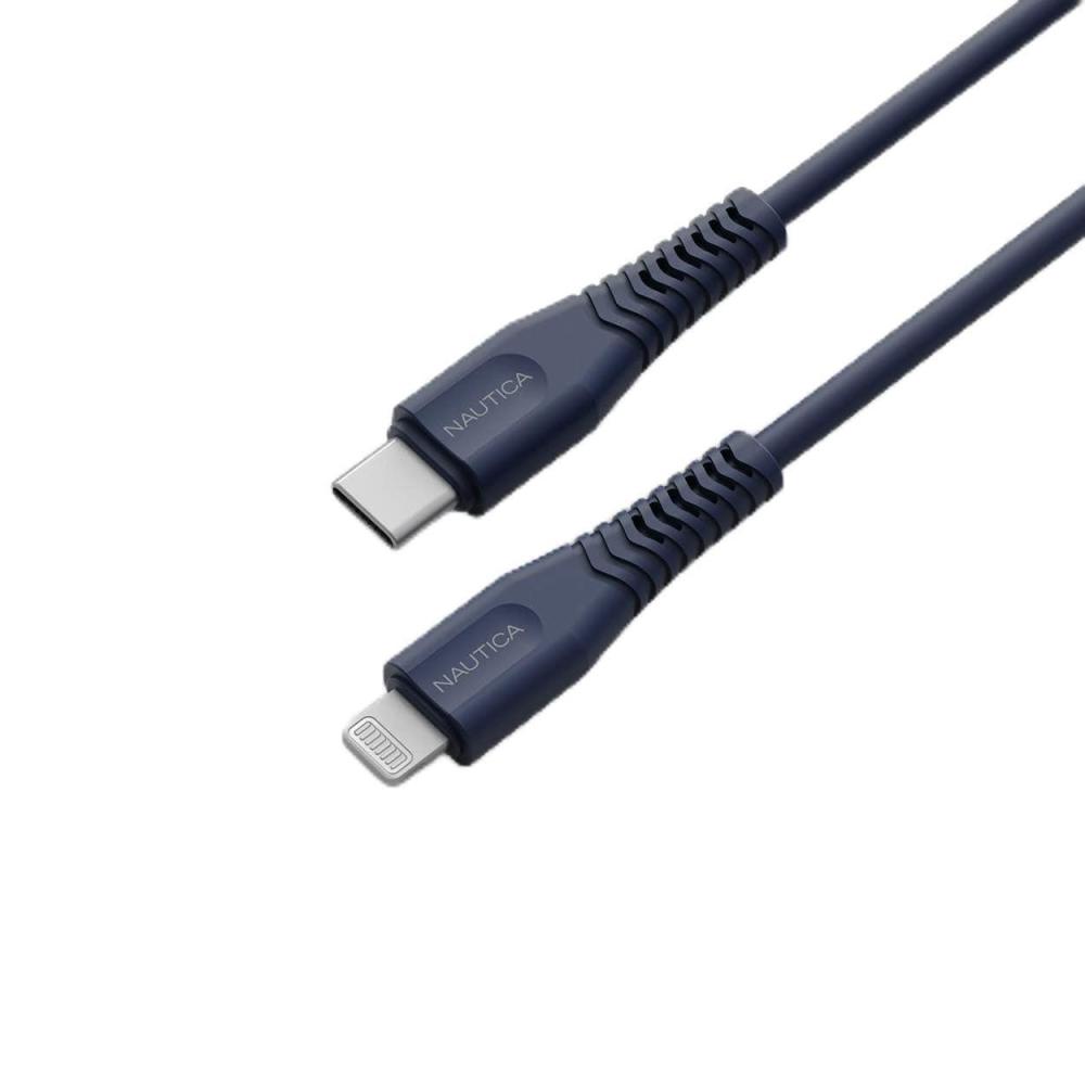 imageNautica USB C to Lightning Cable Type C to Lightning Cable USB C Charger MFi Verified Fast Charger Charging Cord Compatible with iPhone 1312 Pro Max11XXSXR iPad AirPod 4 Ft C100 RedNavy