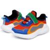 imageNautica Kids Fashion Sneaker Athletic Running Shoe with One Strap Boys  GirlsToddlerLittle KidBold Blocksharky