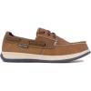 imageNautica Kids Spinnaker Youth Boat Shoe Casual Loafer 2 Eye Lace Little KidBig KidDark Tanwateree