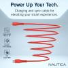 imageNautica USB C to Lightning Cable Type C to Lightning Cable USB C Charger MFi Verified Fast Charger Charging Cord Compatible with iPhone 1312 Pro Max11XXSXR iPad AirPod 4 Ft C100 RedRed