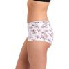 imageNautica Womens Cotton Boyshort Underwear Set 5PackBlackRock SaltLt Bleach HeatherBarbados CherryNt Floral Outline