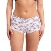 imageNautica Womens Cotton Boyshort Underwear Set 5PackBlackRock SaltLt Bleach HeatherBarbados CherryNt Floral Outline