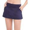 imageNautica Womens Standard MidRise Core Flattering Wide Waistband Swim SkirtIndigo