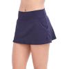 imageNautica Womens Standard MidRise Core Flattering Wide Waistband Swim SkirtIndigo